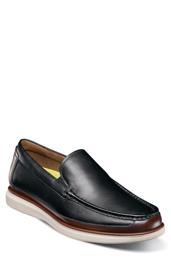 フローシャイム メンズ シューズ ローファー Florsheim Tropics Venetian Loafer Black Multi ブラック