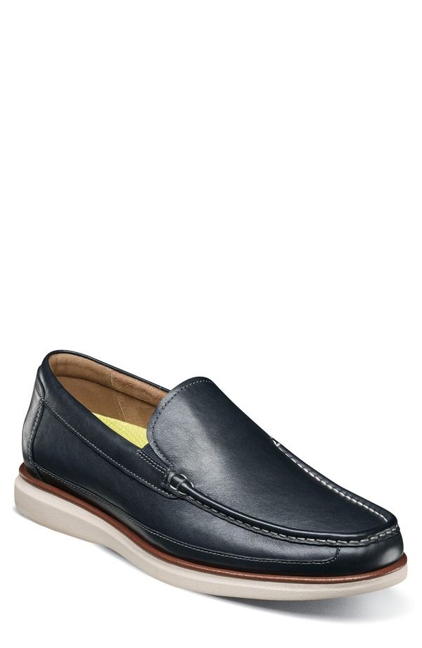 フローシャイム メンズ シューズ ローファー Florsheim Tropics Venetian Loafer Navy ネイビー