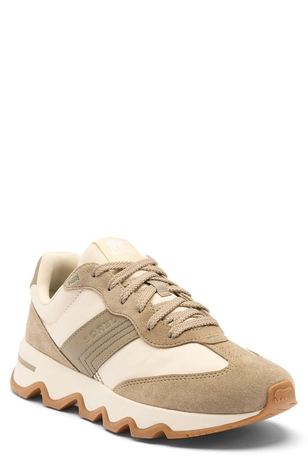 ソレル メンズ シューズ スニーカー SOREL Kinetic Ember Sneaker Bleached Ceramic Khakii カーキ
