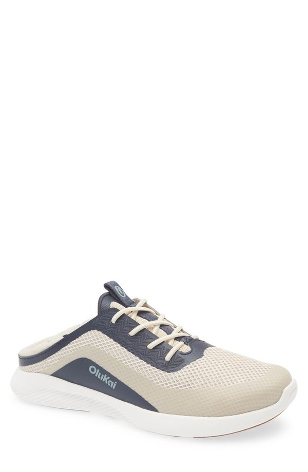 オルカイ メンズ シューズ スニーカー レース OluKai Kialoa Convertible LaceUp Waterproof Sneaker Tapa Trench Blue ブルー