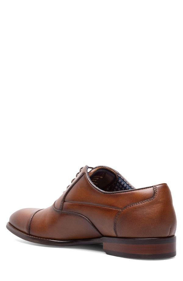 ステイシーアダムス メンズ シューズ オックスフォード キャップ Stacy Adams Kallum Cap Toe Oxford Cognac