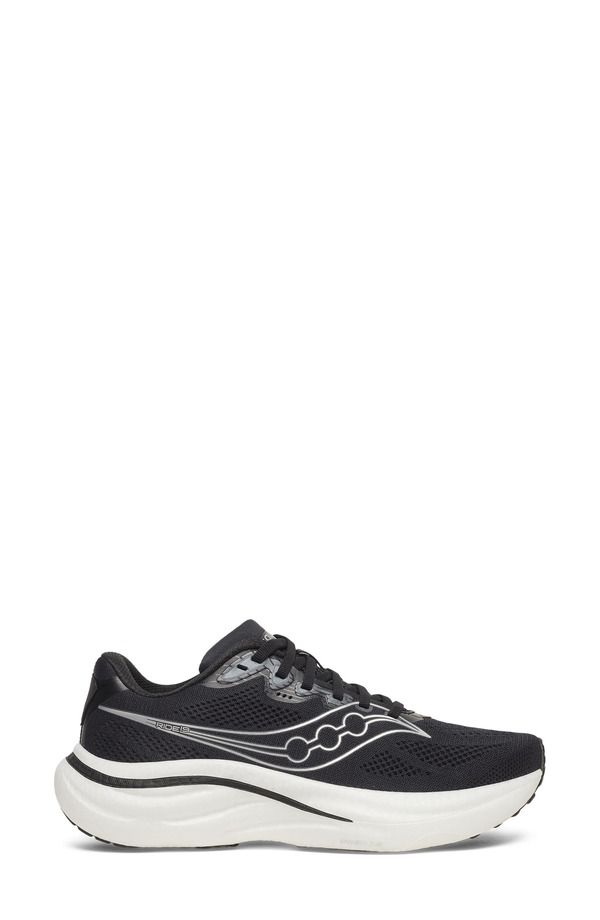 サッカニー レディース シューズ スニーカー Saucony Ride 19 Sneaker Black Silver ブラック