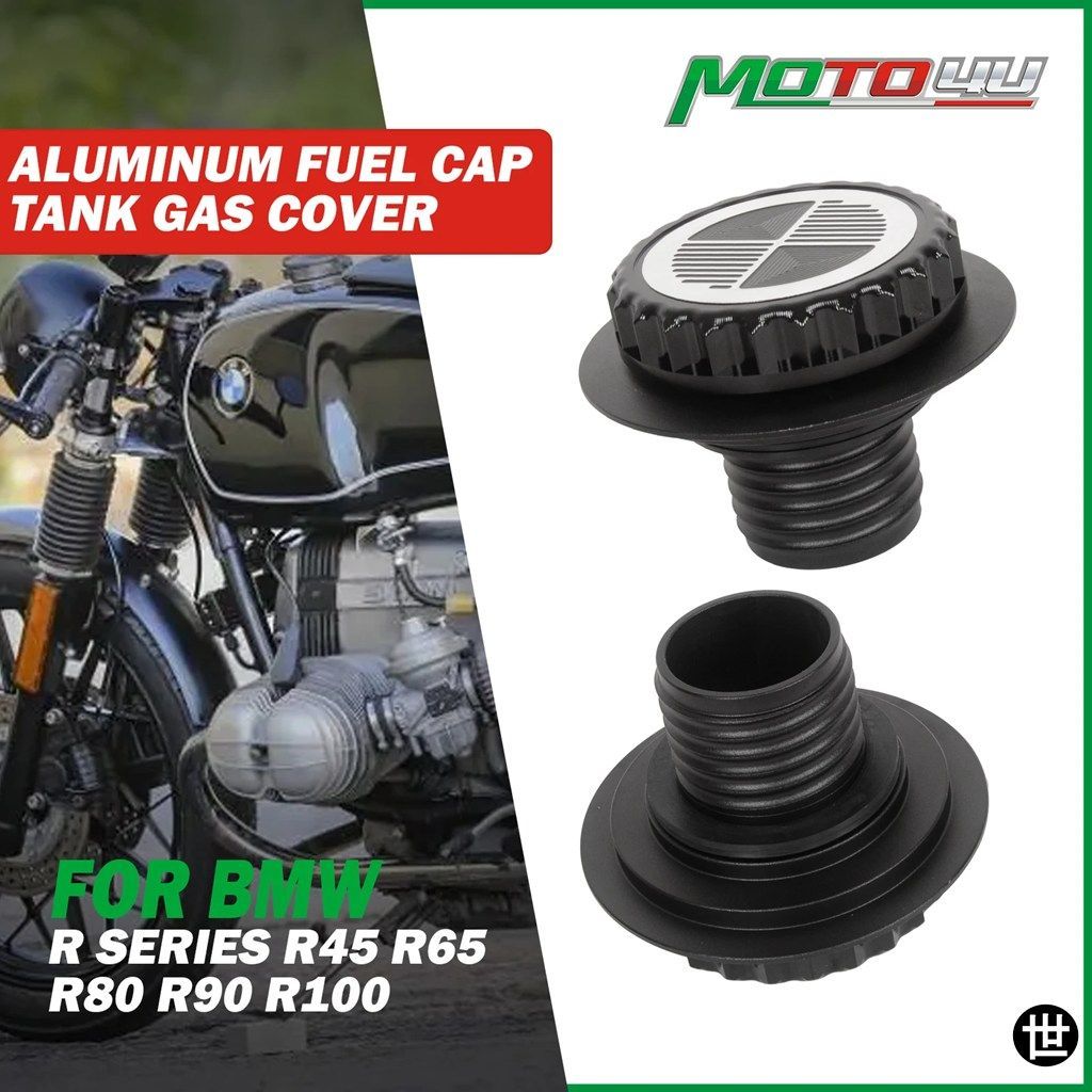 BMW Rシリーズ R45 R65 R80 R90 R100用 オートバイアクセサリー ブラック オイル燃料タンク ガスキャップカバー キーレス