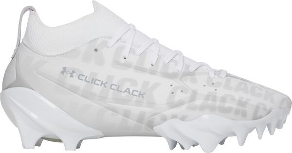 アンダーアーマー メンズ シューズ スニーカー Under Armour Spotlight Pro PTH Football Cleats WhiteGrayRed ホワイト