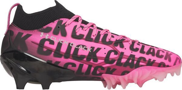 アンダーアーマー メンズ シューズ スニーカー Under Armour Spotlight Pro PTH Football Cleats PinkBlackSilver ブラック