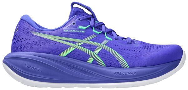 アシックス メンズ シューズ スニーカー ASICS Mens GELCUMULUS 28 Running Shoes Cobalt BurstIlluminate Green コバルト