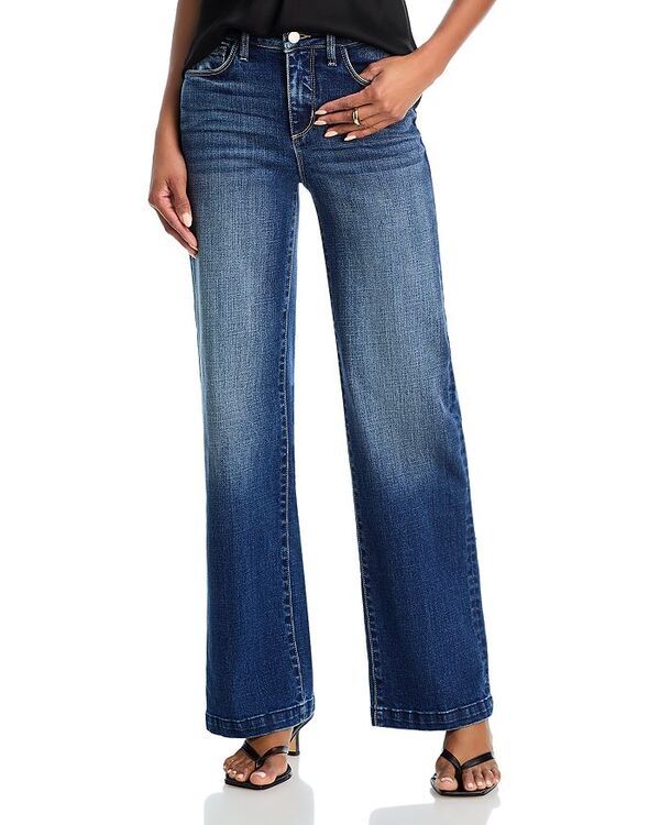 ラジャンス レディース ボトムス デニムパンツ ワイドレッグ ジーンズ LAGENCE Scottie High Rise Wide Leg Jeans in Gladstone