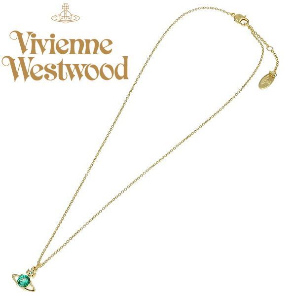 Vivienne Westwood ネックレス REINA レイナ ゴールド ターコイズ 63020095/02R702 ギフト プレゼント 誕生日