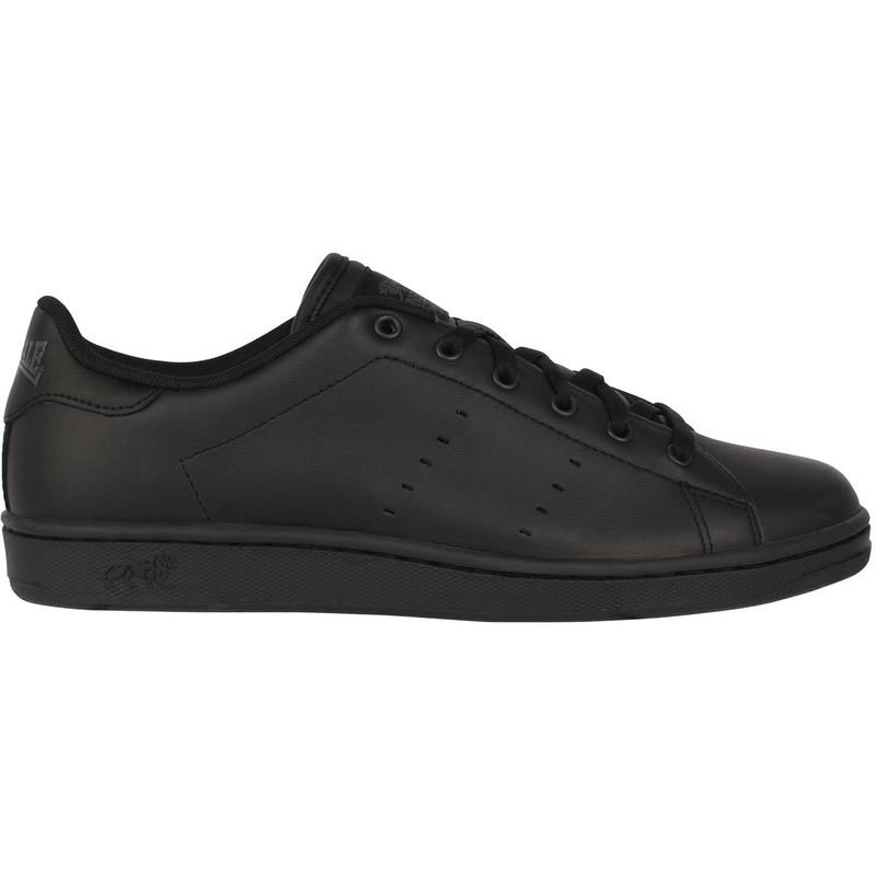 ロンズデール メンズ シューズ スニーカー レザー Lonsdale Leyton Leather Mens Trainers BlackBlack ブラック