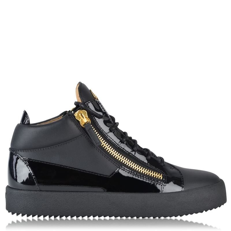 ジュゼッペザノッティ メンズ シューズ スニーカー GIUSEPPE ZANOTTI May Patent High Top Top Trainers Black ブラック