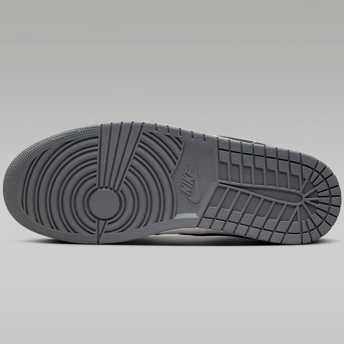 [ナイキ] エア ジョーダン 1 ロー AIR JORDAN 1 LOW ホワイト/アイアングレー/ブラック 553558-152 25.0cm [25.0 cm]