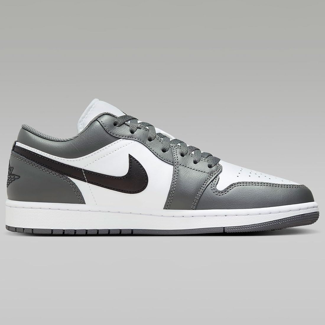 [ナイキ] エア ジョーダン 1 ロー AIR JORDAN 1 LOW ホワイト/アイアングレー/ブラック 553558-152 25.0cm [25.0 cm]