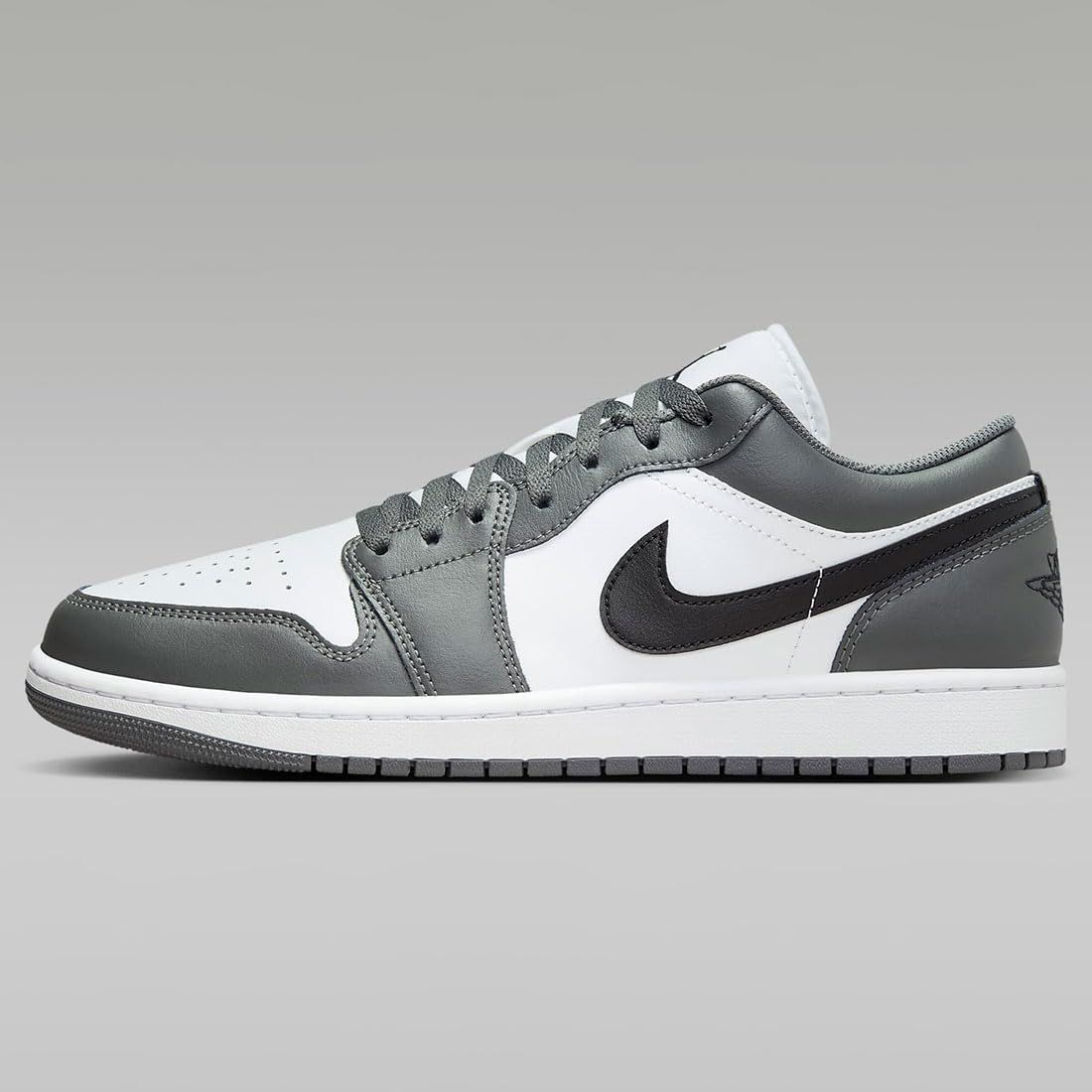[ナイキ] エア ジョーダン 1 ロー AIR JORDAN 1 LOW ホワイト/アイアングレー/ブラック 553558-152 25.0cm [25.0 cm]