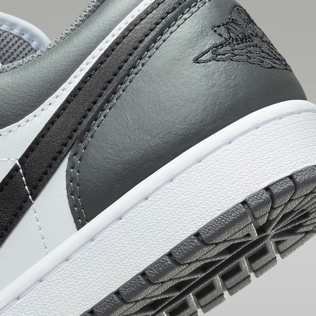[ナイキ] エア ジョーダン 1 ロー AIR JORDAN 1 LOW ホワイト/アイアングレー/ブラック 553558-152 25.0cm [25.0 cm]