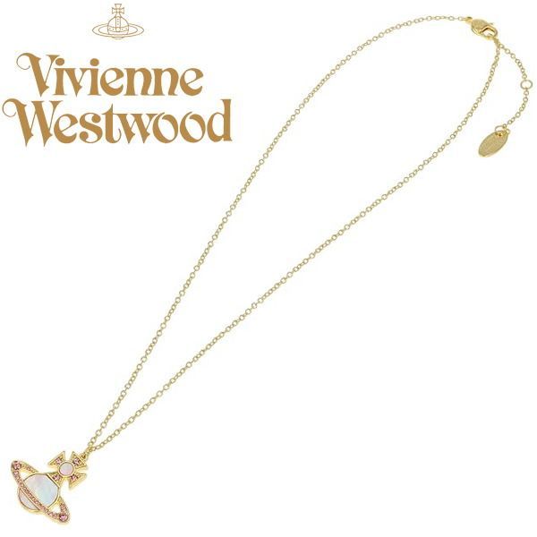 Vivienne Westwood ヴィヴィアン ネックレス リナ RINA ゴールドピンク 630203FV-02R925 ギフト プレゼント 誕生日