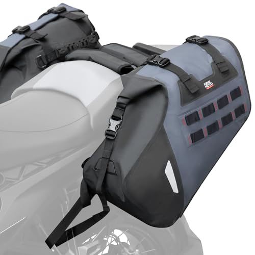 KEMIMOTO バイク サイドバッグ 左右セット バイクバッグ 30L大容量 完全防水 耐熱対策 KM1026as 1af5ad76