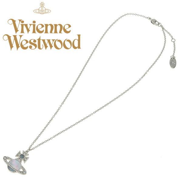 Vivienne Westwood ヴィヴィアン ネックレス リナ RINA シルバーブルー 630203FV-02R645 ギフト プレゼント 誕生日