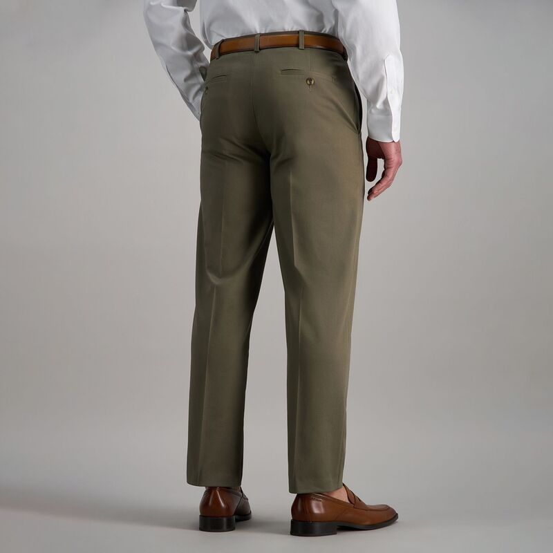 ハガー レディース ボトムス カジュアルパンツ Mens Haggar Iron Free Premium Khaki ClassicFit Flat Front Hidden Comfort Wai