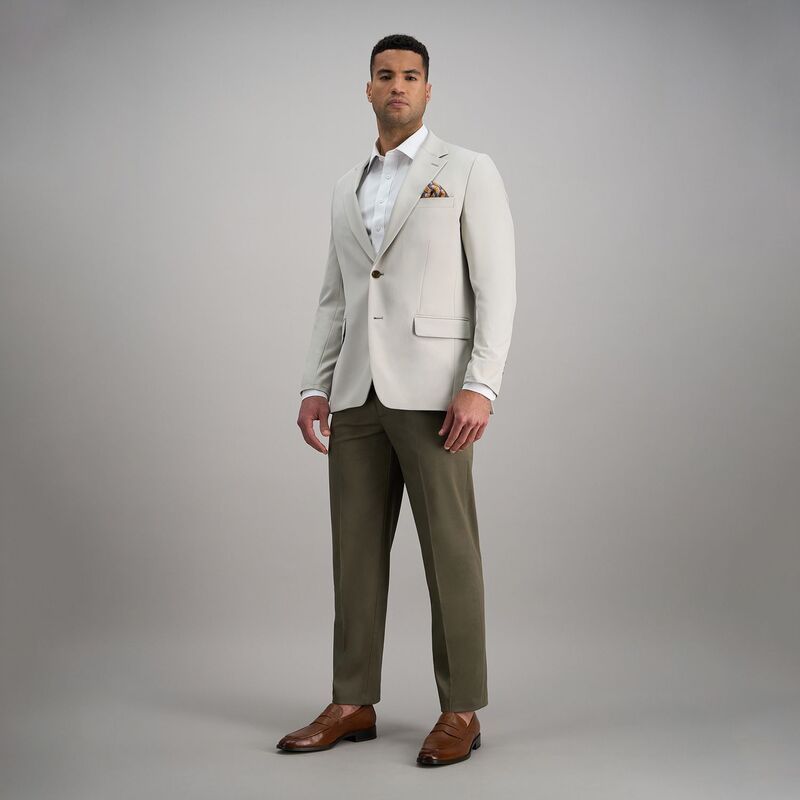 ハガー レディース ボトムス カジュアルパンツ Mens Haggar Iron Free Premium Khaki ClassicFit Flat Front Hidden Comfort Wai