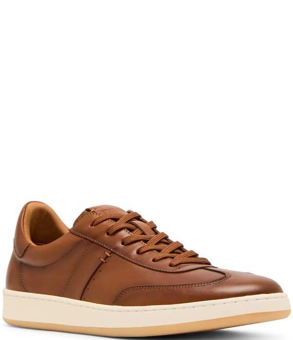 スティーブ マデン メンズ シューズ スニーカー レース レザー Steve Madden Mens Dacono Leather Lace Up Sneakers Tan タン