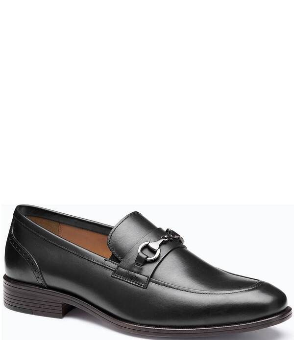ジョンストンアンドマーフィー メンズ シューズ スリッポン・ローファー レザー Johnston Murphy Mens Reeve Leather Bit Loafers Black ブラック 27,820円