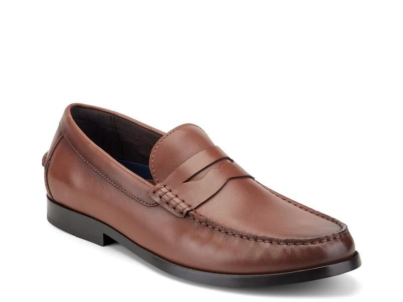 ロックポート メンズ シューズ スリッポン・ローファー RockportWilcox Penny Loafer Beige Leather ベージュ