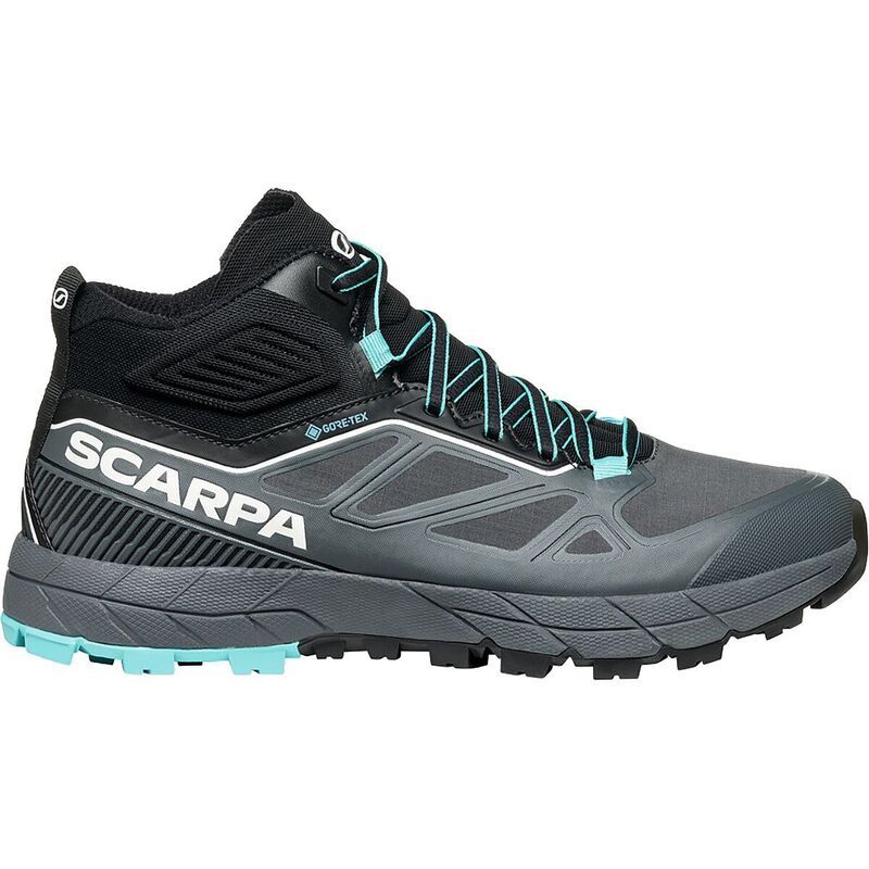 スカルパ レディース シューズ スニーカー Scarpa Rapid Mid GTX Hiking Shoe Womens AnthraciteTurquoise ターコイズ