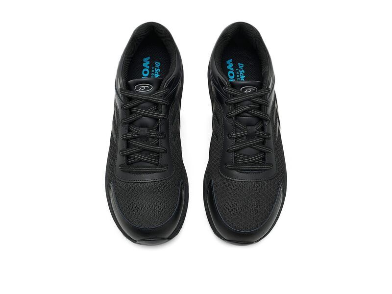 ドクター・ショール メンズ シューズ スニーカー ブレザー Dr Scholls Blazer Work Service Shoes Black Leather ブラック