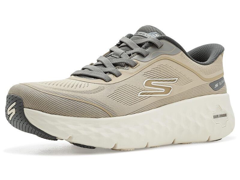 スケッチャーズ メンズ シューズ スニーカー SKECHERS Performance Go Walk Max Cushioning Flex Hands Free SlipIn Taupe トープ