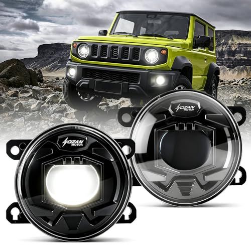 ジムニー LED フォグランプ JB23W JB64 JB43W JB74 対応 H8 H9 H11 H16 LED フォグ 6000K 3200LM 高輝度 車検対応 防水 ジムニー スバル スイフト FIT ILX汎用カスタムパーツ 左右 d57311b0