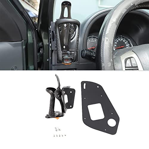 スズキジムニー 07-17 jb23 jb43 jb33 適用 ジムニー ドリンクホルダー、マグカップホルダー ウォーターカップホルダー ドリンクホルダー (ジムニー A/Cベントカップホルダー 左側*2 ブラック [07-17] アルミ/A d4587e6b