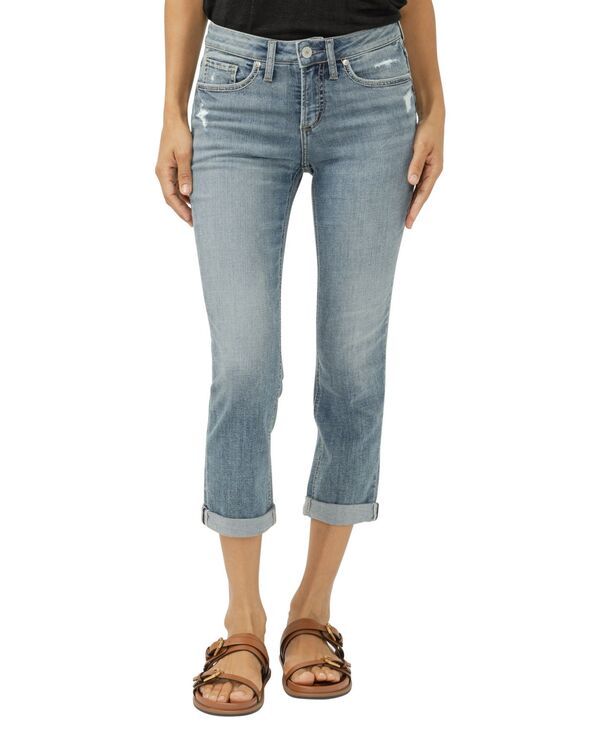シルバー ジーンズ レディース ボトムス デニムパンツ キャップ Silver Jeans Co Womensuki MidRise Luxe Stretch Capri Jeans Belle