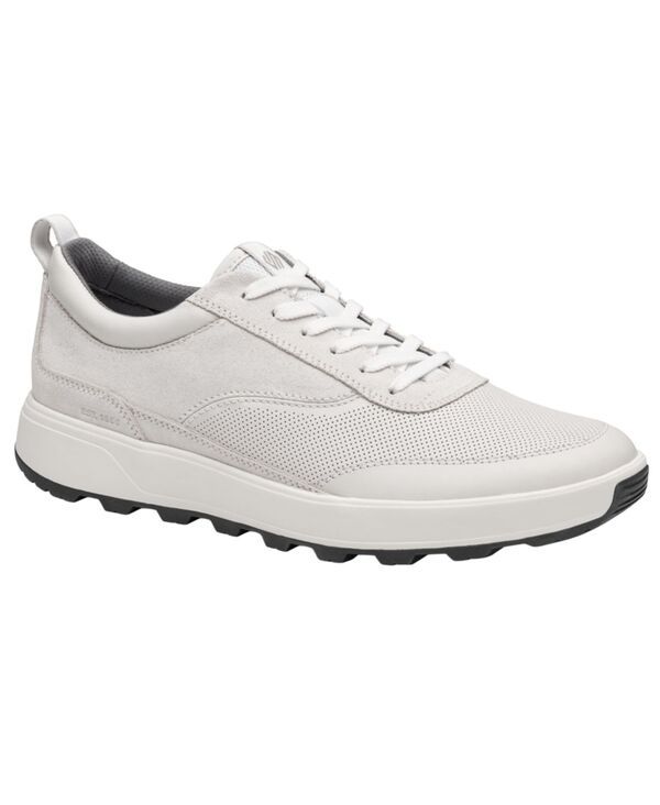 ジョンストンアンドマーフィー メンズ シューズ スニーカー Johnston Murphy Mens Lucas UThroat Round Toe Sneakers White Full Grain