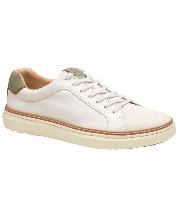 ジョンストンアンドマーフィー メンズ シューズ スニーカー レース Johnston Murphy Mens CasualaceUp Sneakers White Taupe Suede ホワイト