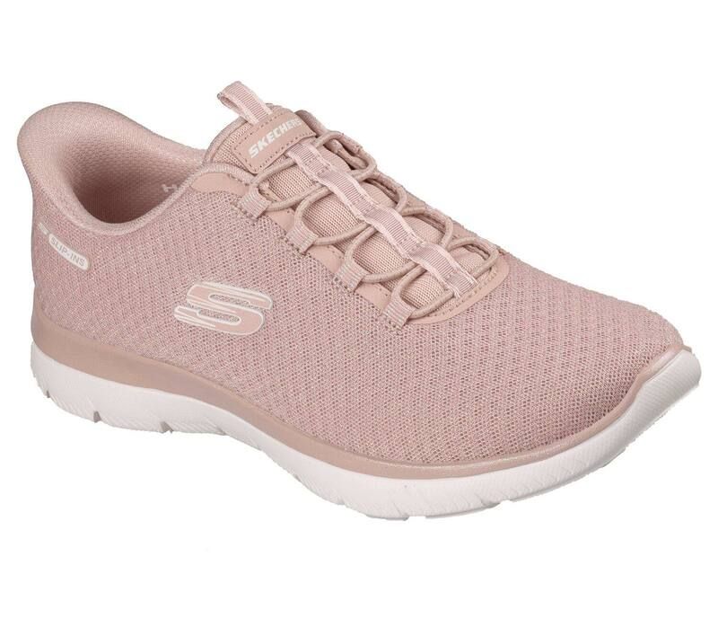 スケッチャーズ レディース シューズ スニーカー Skechers Hands Free Slipinsummits Womensneakers Rose