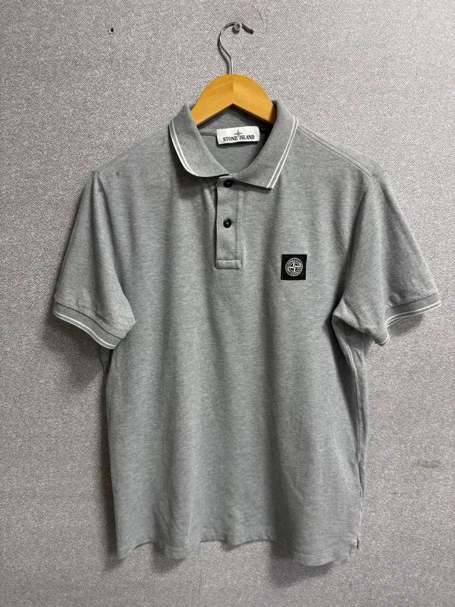 STONE ISLAND ストーンアイランド 半袖 グレー Large ラージ