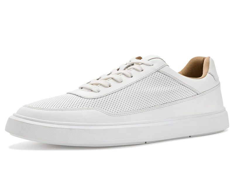 アンドレアース メンズ シューズ スニーカー Andre Assous Andrewhite Leather ホワイト