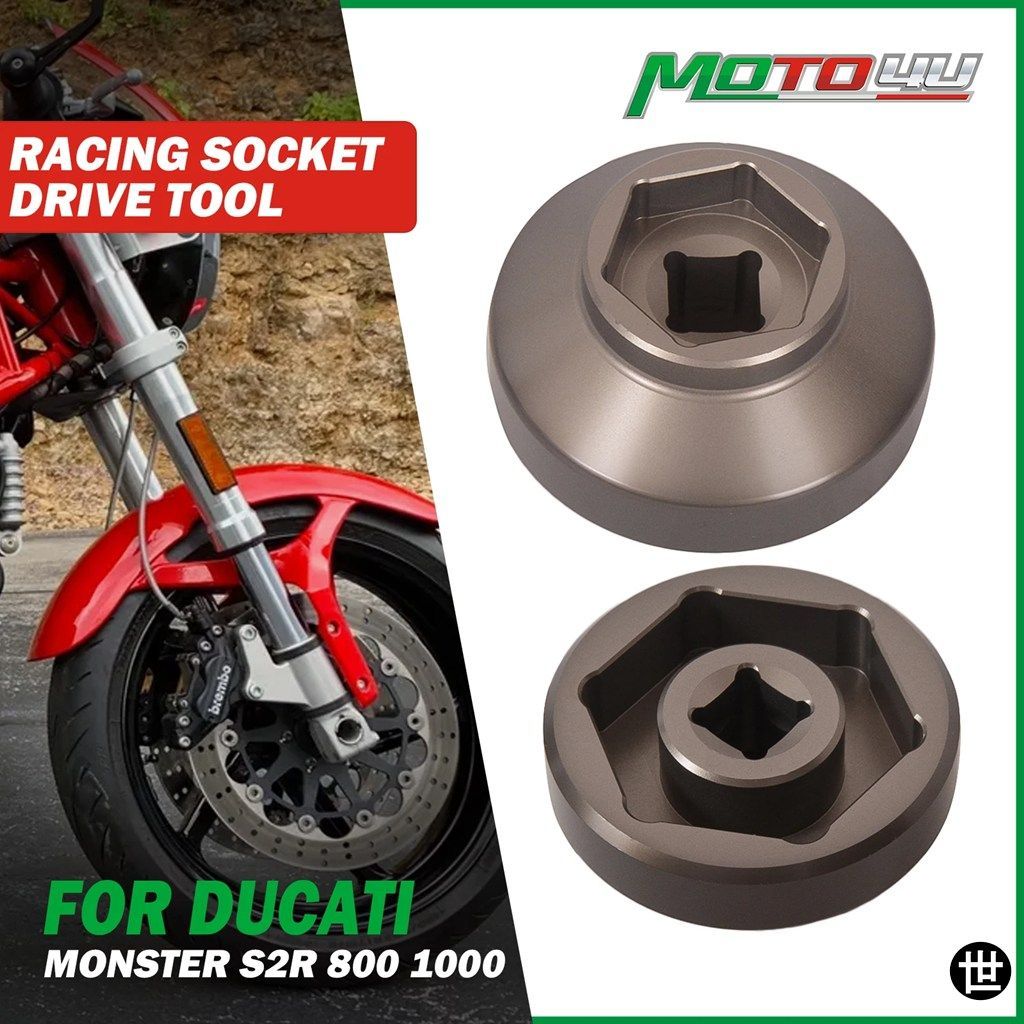 DUCATI MONSTER S2R 800 1000 レーシング用ソケットドライブツール 46MM / 28MM フロント/リア オートバイホイールナット ホイールソケット