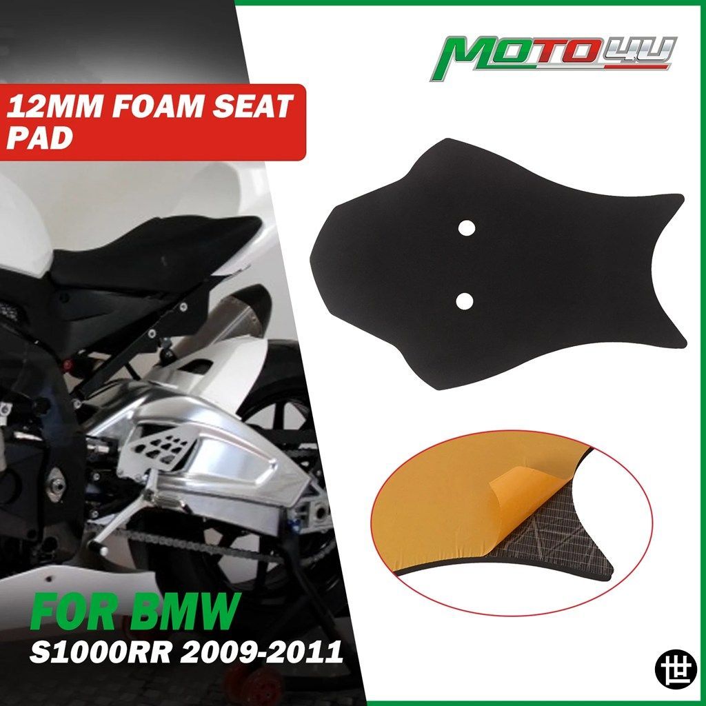 BMW S1000RR 2009 2010 2011 オートバイ 12MM フォームシートパッド レーシングシートパッド 粘着式 カスタムアクセサリー