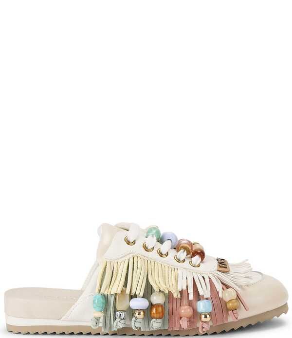 カートジェイガーロンドン レディース シューズ スニーカー スエード フリンジ Kurt Geiger London Islington P Beaded Fringe Suede Mule Snea