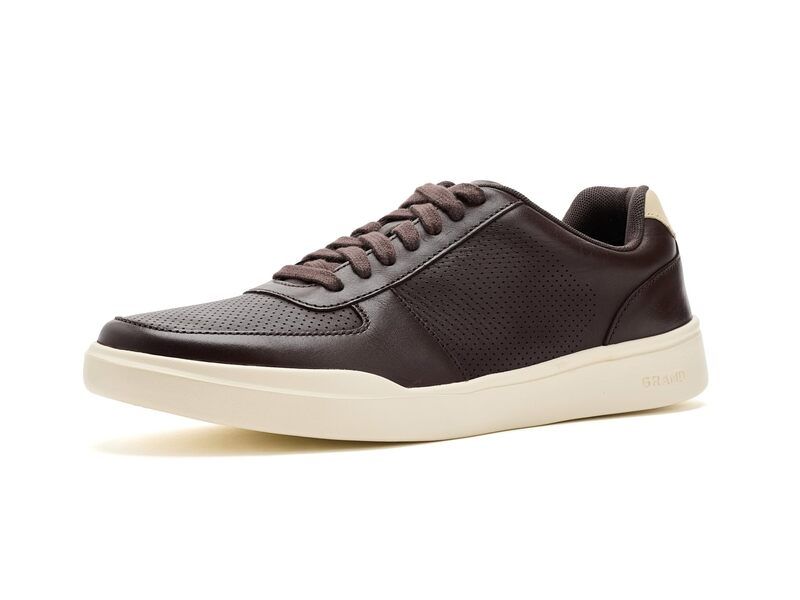コールハーン メンズ シューズ スニーカー レザー Cole Haan Grand Crosscourt Modern Perforated Lightweight Leather MadeiraAn