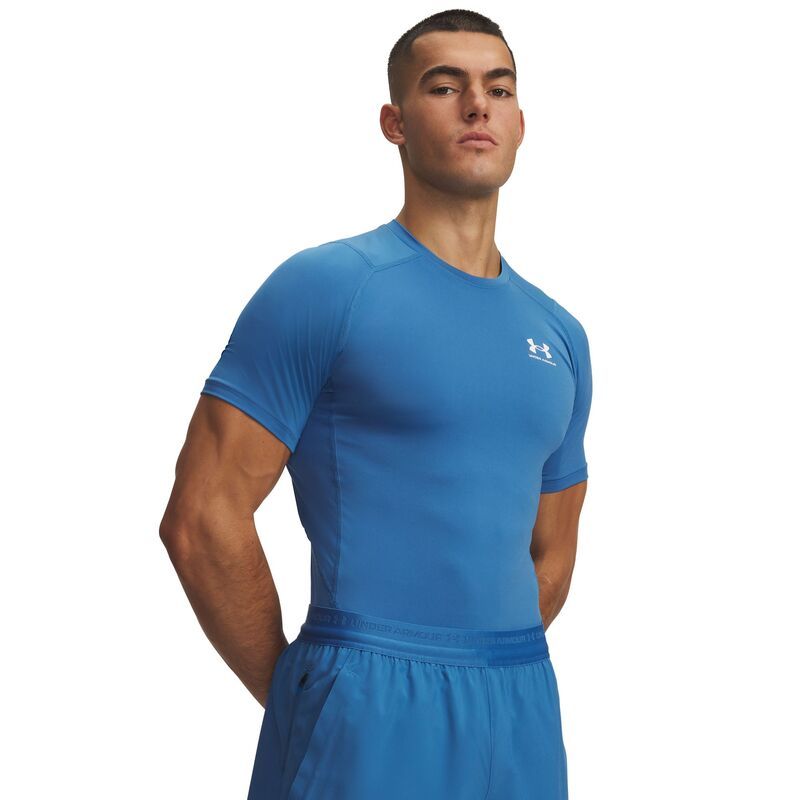 アンダーアーマー メンズ トップス シャツ Under Armour Mens HeatGear Compression TShirtimberwolf TaupeWhite ホワイト