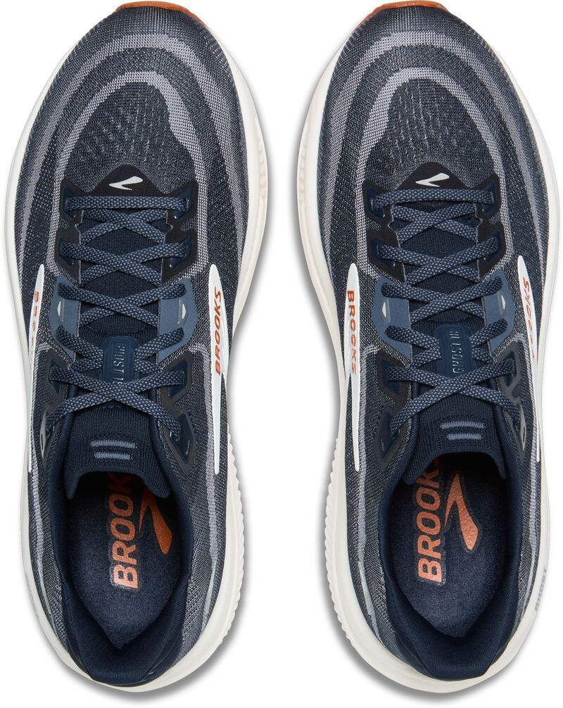 ブルックス メンズ シューズ スニーカー Brooks Mens Ghost 18 Running Shoes Navy BlazerRed EarthBlue ネイビー