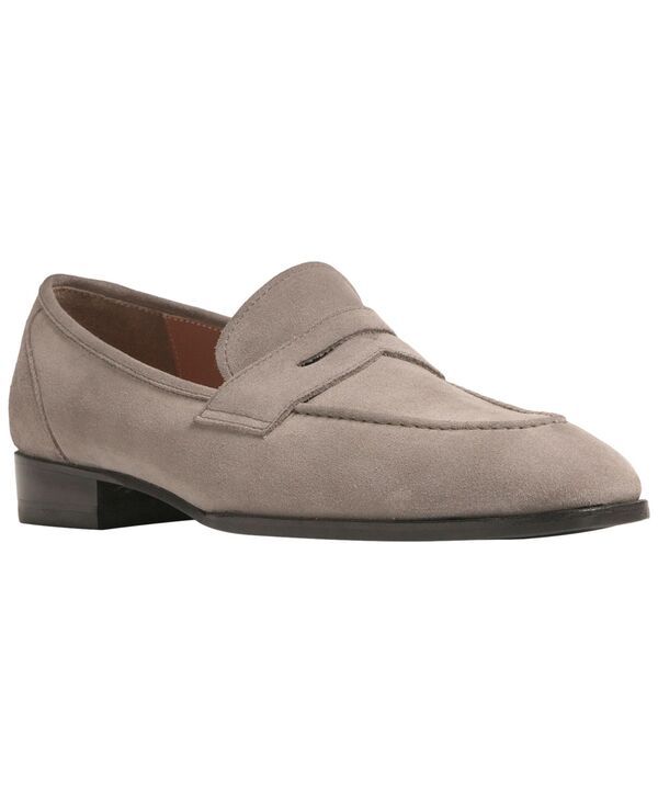 アンソニー ヴィア メンズ シューズ スリッポン・ローファー レザー Anthony Veer Mens Belmont Leather Penny Loafers Dover Cliff Taupe