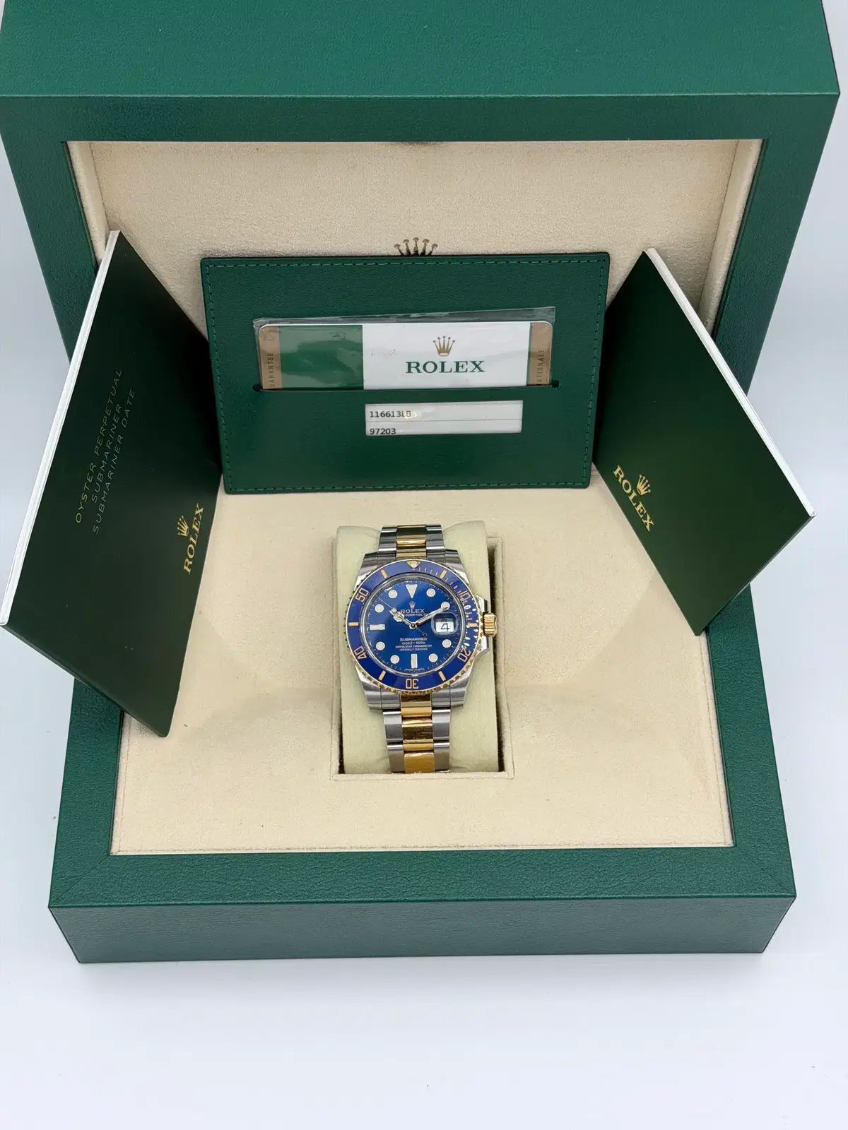 ROLEX ロレックス サブマリーナー デニム版 コンビ デニムコンビ 116613LB 2019年式 出品
