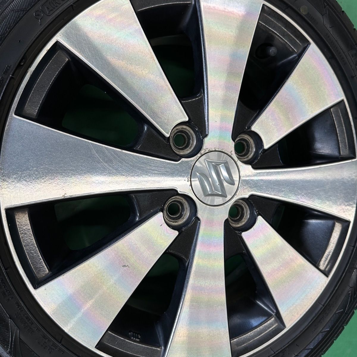2本の金額です)スズキ純正165/55R14 タイヤホイール4本セット① ※2個 