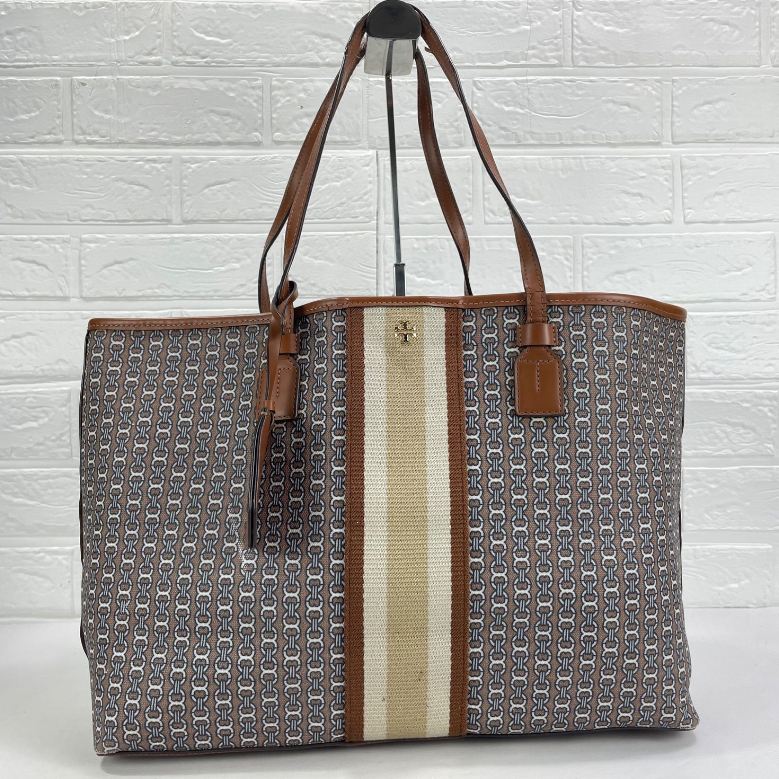 綺麗め】Tory Burch トリーバーチ トートバッグ ハンドバッグ ジェミニ 