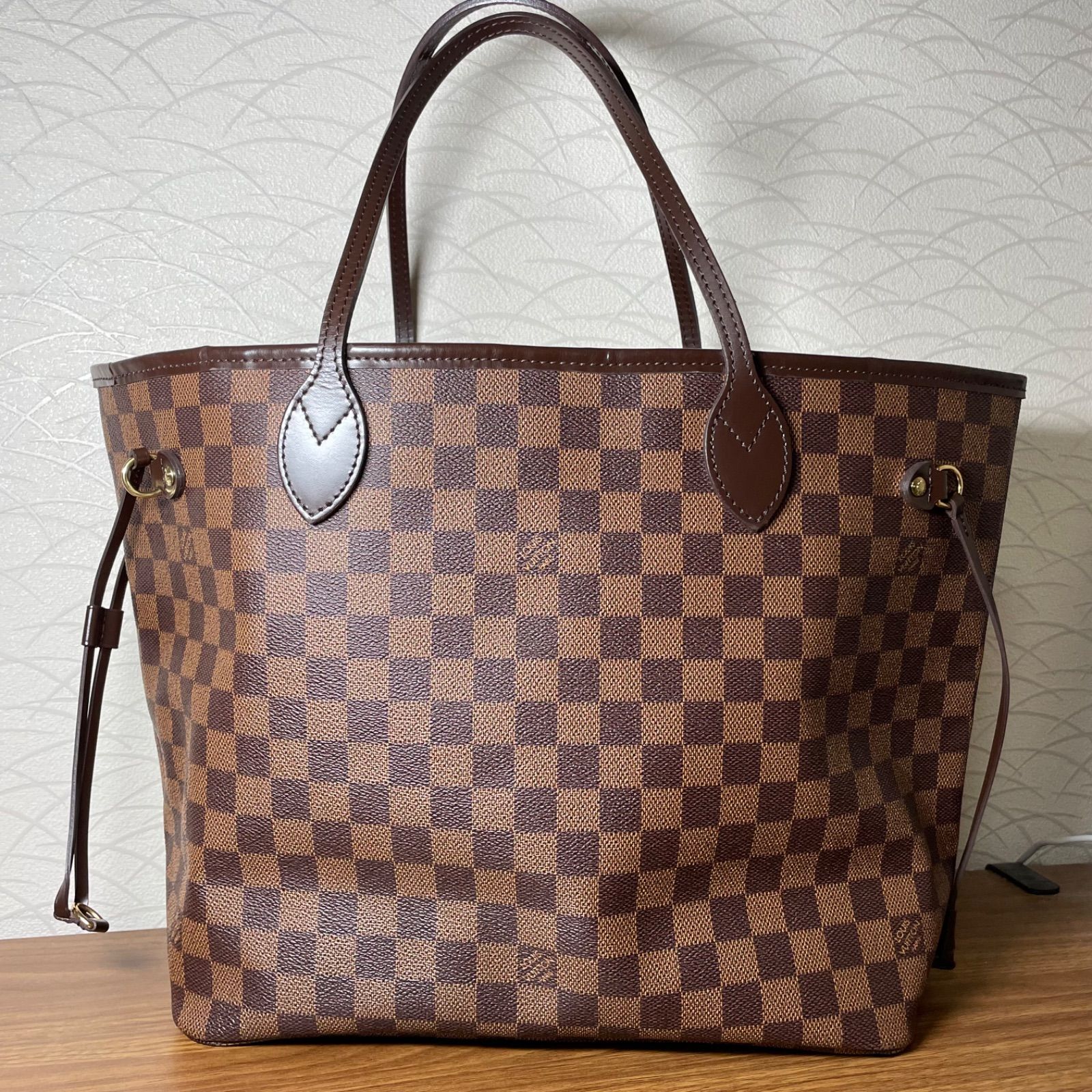 【極上美品】ルイヴィトン ダミエ ネヴァーフルMM N51105 トートバッグ