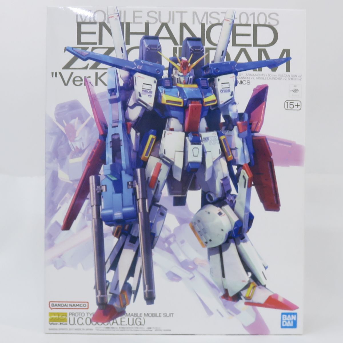 【未組立】 MG 1/100 機動戦士ガンダムZZ 強化型ダブルゼータガンダム Ver.Ka プラモデル ※内袋未開封