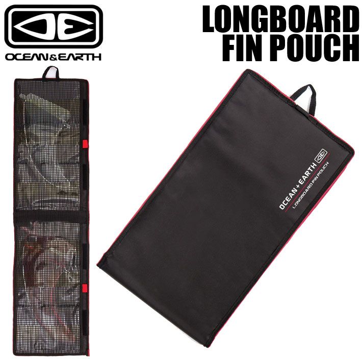OCEAN & EARTH LONGBOARD FIN POUCH Longboard Fin Pouch Surf Accessory Fin Case Storage Pouch Surfing Travel Surf Travel Ocean & Earth